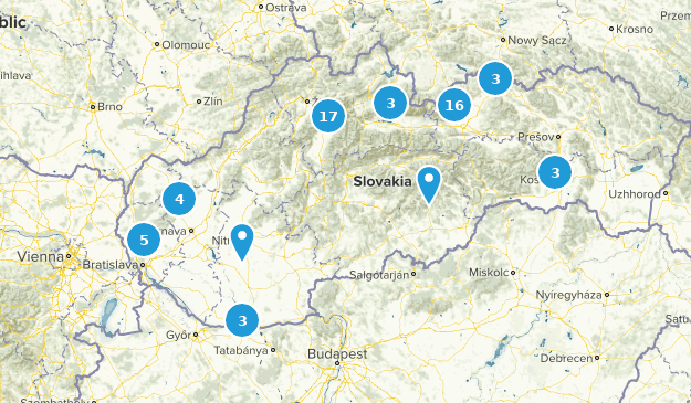 Slovaquie Map