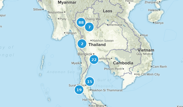 Tailandia Map