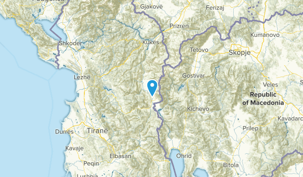 Dibër, Albania Map
