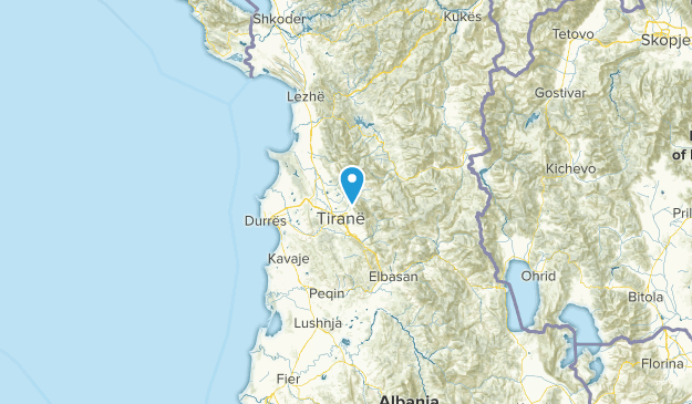 Durrës, Albanie Map
