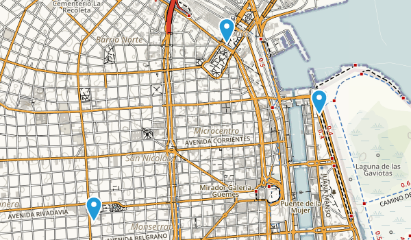 Ciudad de Buenos Aires, Argentina Map