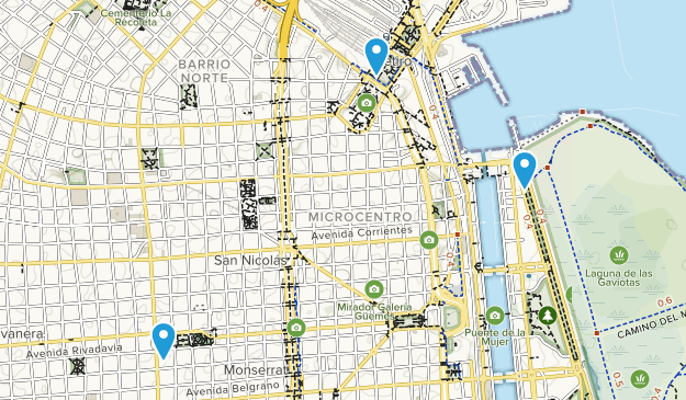 Ciudad de Buenos Aires, Argentina Map