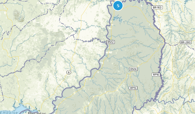 Misiones, Argentina Map