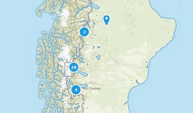 Santa Cruz, Argentina Map