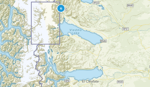 Santa Cruz Province, Argentina Map