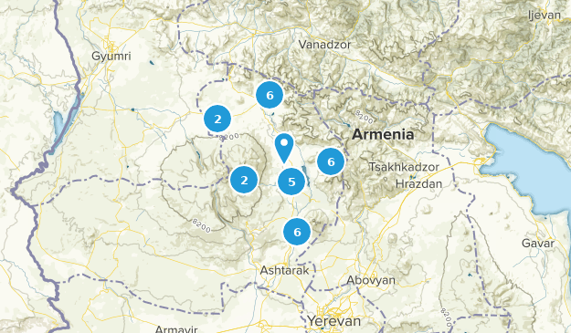 Aragatsotn, Arménie Map