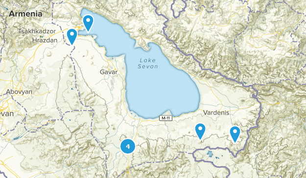 Gegharkunik, Armenien Map