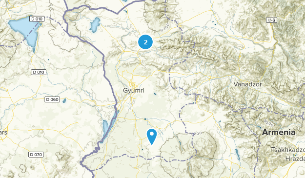 Shirak, Armenien Map