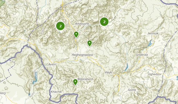 Vayots Dzor, Armenia Map