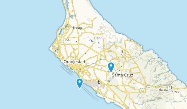 Aruba, Aruba Map