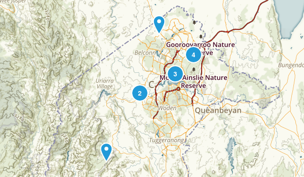 Australian Capital Territory, Australia Map