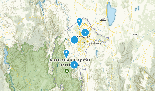 Australian Capital Territory, Australia Map