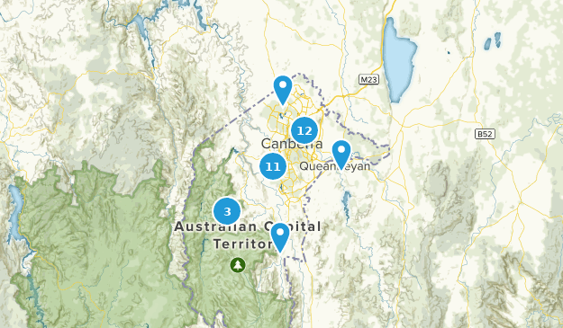 Australian Capital Territory, Australia Map