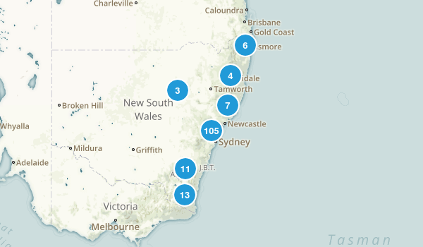 New South Wales, Australia Map