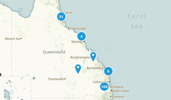Queensland, Australia Map