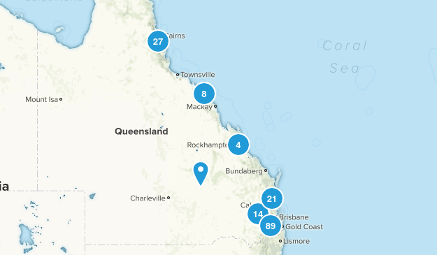 Queensland, Australia Map