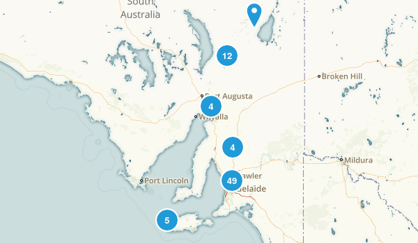 South Australia, Australia Map