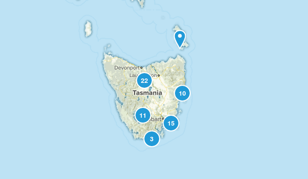 Tasmania, Australia Map