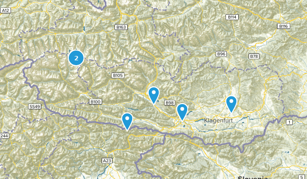 Carinthia, Austria Map