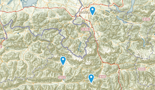 Salzburg, Austria Map