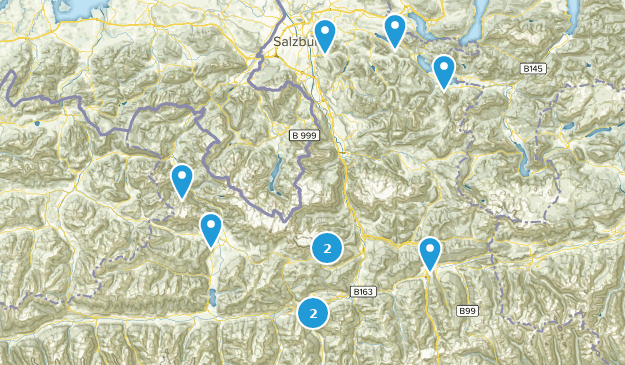 Salzbourg, Autriche Map
