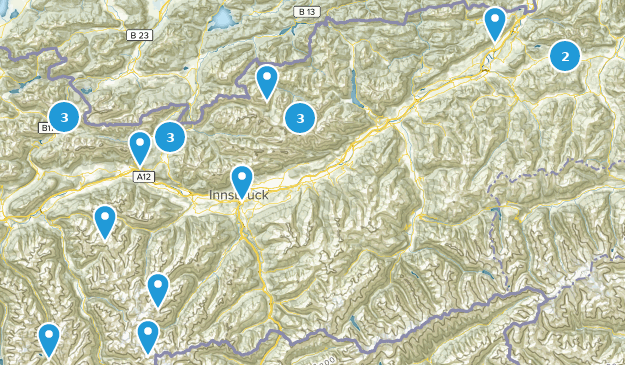 Tirol, Österreich Map