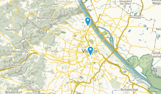 Vienne, Autriche Map