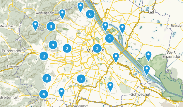 Vienne, Autriche Map