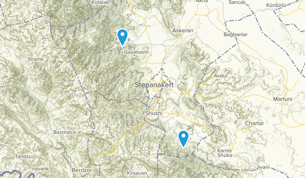 Khojali, Aserbaidschan Map