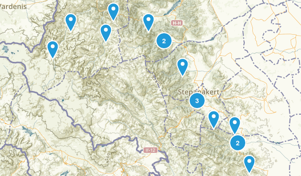 Xocavənd, Azerbaijan Map