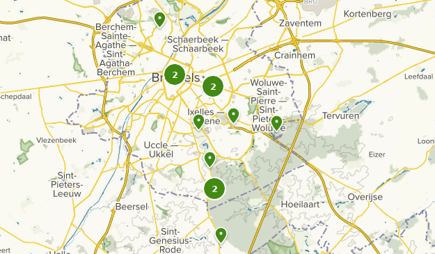 Brussels-Capital, Belgium Map