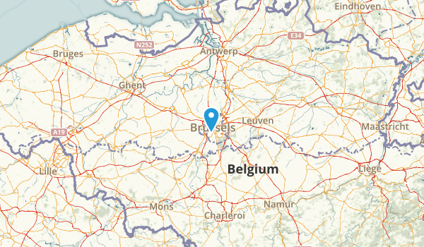 Bruxelles-Capitale, Belgium Map