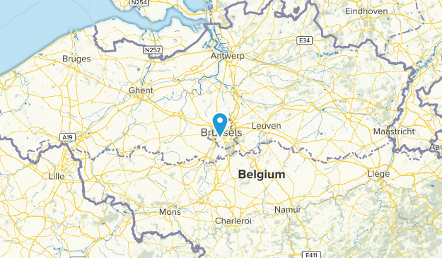 Bruxelles-Capitale, Belgium Map