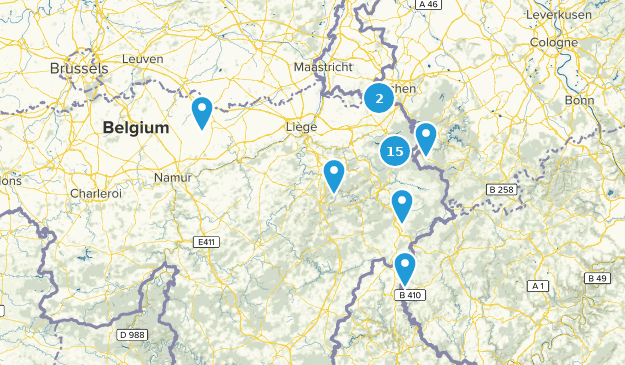 Province de Liège, Belgique Map