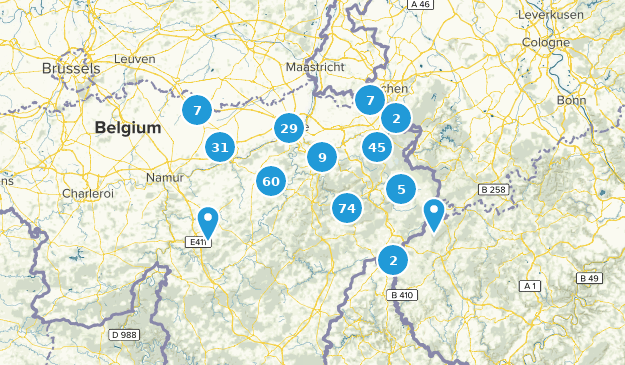 Province de Liège, Belgique Map