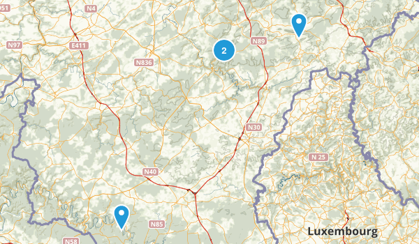 Luxembourg, Belgium Map