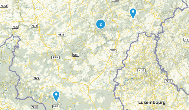 Luxembourg, Belgium Map