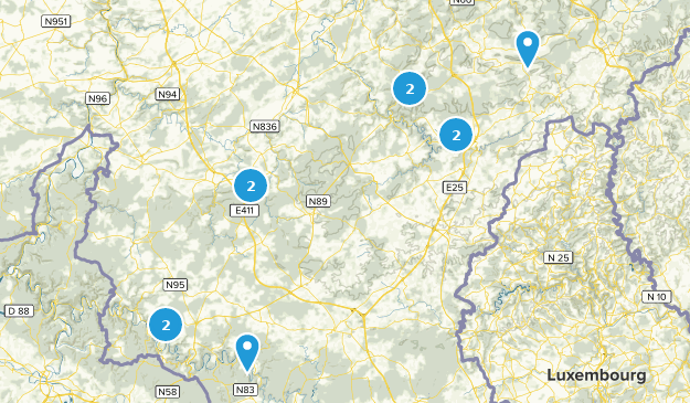 Province de Luxembourg, Belgique Map