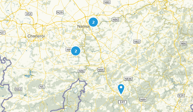 Province de Namur, Belgique Map