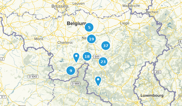 Provincia de Namur, Bélgica Map