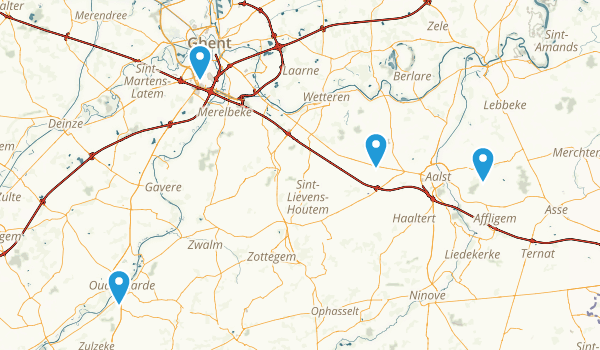 Oost-Vlaanderen, Belgium Map