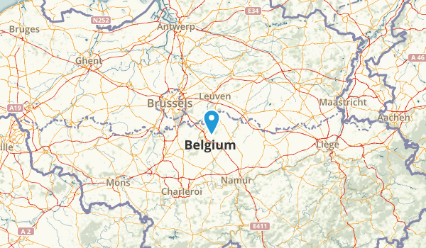 WBR, Belgium Map