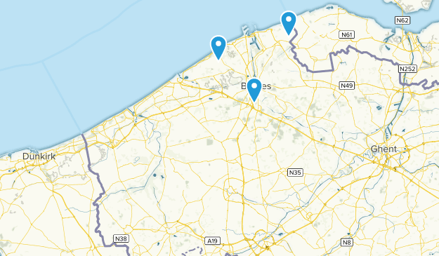 West Flanders, Belgium Map