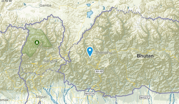 Paro, Bhutan Map