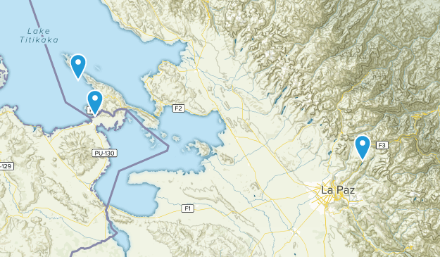 La Paz, Bolivie Map