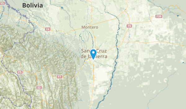 Santa Cruz, Bolivia Map
