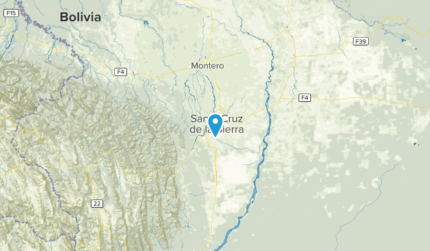 Santa Cruz, Bolivie Map