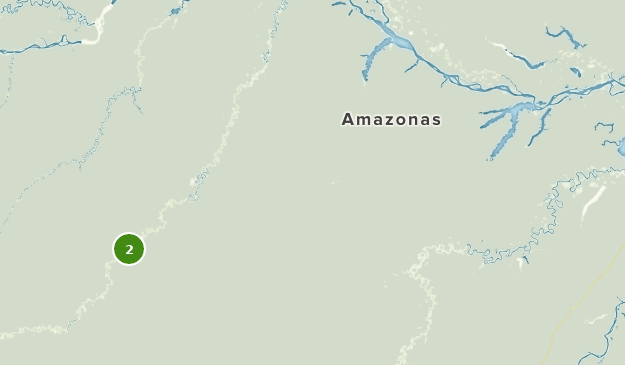 Amazonas , Brazil Map