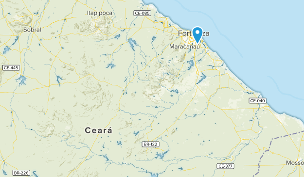 Ceara, Brésil Map