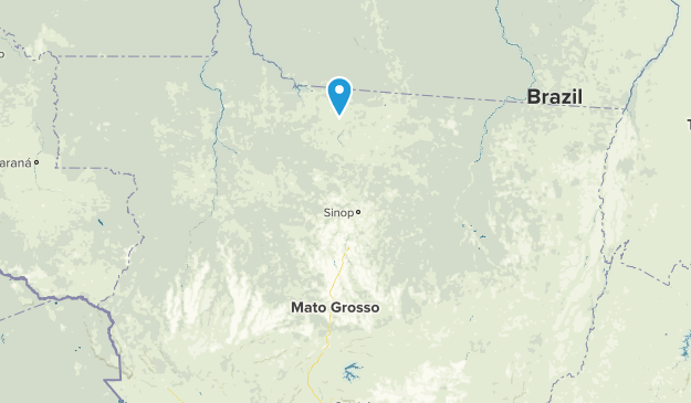 Mato Grosso , Brasilien Map